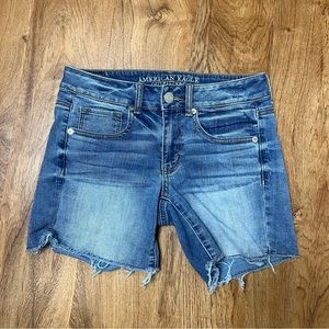 American Eagle Womens Super Stretch Midi Shorts